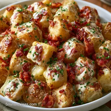 Loaded Potato Salad for 8 Servings