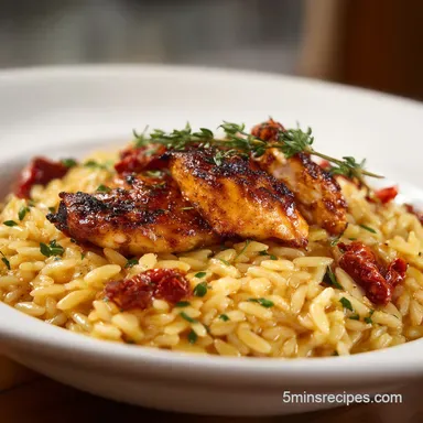Marry Me Baked Orzo with Sun-Dried Tomatoes: Creamy Finish