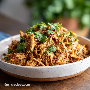 Mexican Shredded Chicken for 6 Servings