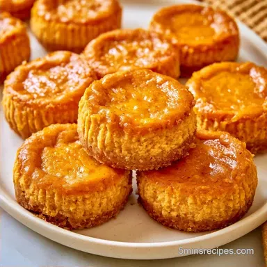 Mini Pumpkin Cheesecakes for 12