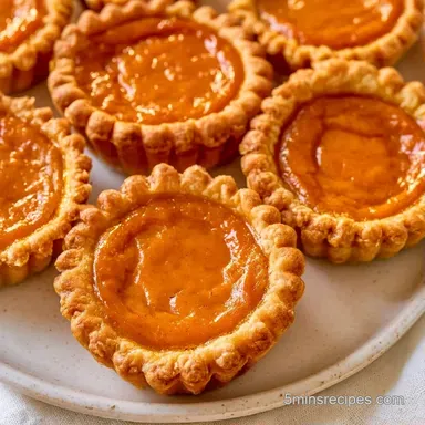 Mini Pumpkin Pies with Condensed Milk Recipe Card