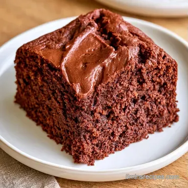 Chocolate Zucchini Cake in 50 Minutes Recipe Card
