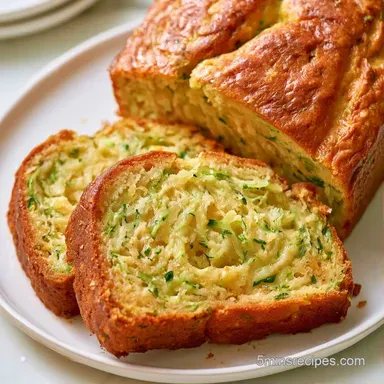 Recipe for Making Zucchini Bread: Moist Recipe Card