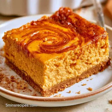 NoBake Pumpkin Bars in 15 Minutes
