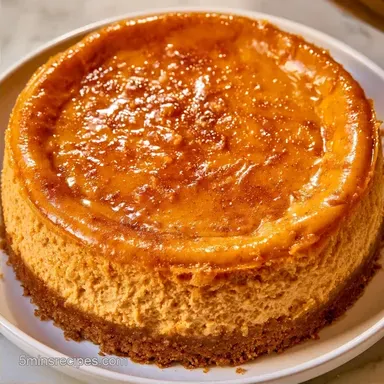 NoBake Pumpkin Cheesecake for 12 Servings