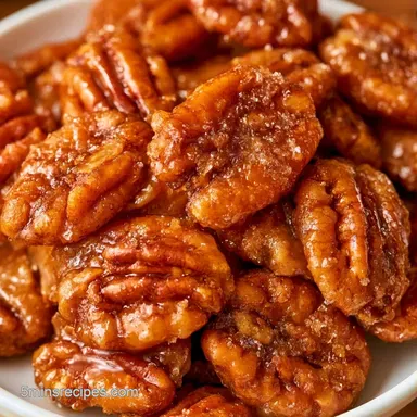 Pecan Pralines for 18 Servings Recipe Card