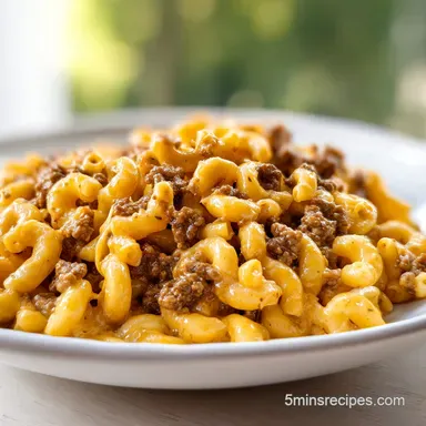 Cheeseburger Pasta: One-Pot