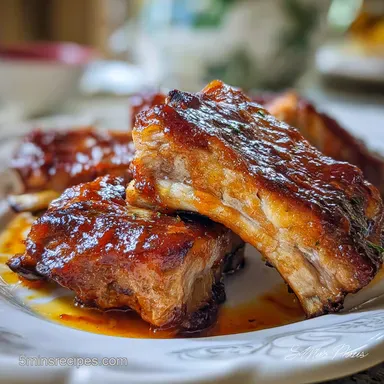 Fast Oven-Cooked Riblet Recipe with BBQ Sauce: Oven-Only