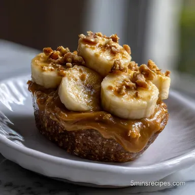 Quick Peanut Butter Banana Bites with Dark Chocolate