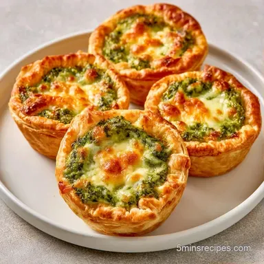 Pesto Egg Tarts in 25 Minutes Recipe Card