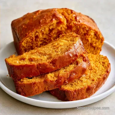 Pumpkin Coconut Bread with Coconut Oil