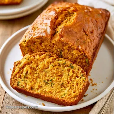 Pumpkin Spice Zucchini Bread: 65 Min Recipe Card