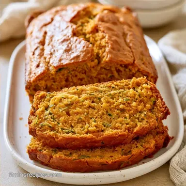 Pumpkin Spice Zucchini Bread: 65 Min