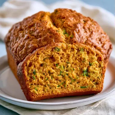 Pumpkin Zucchini Bread for 10 Slices Recipe Card