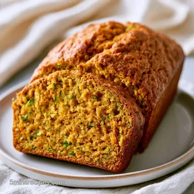 Pumpkin Zucchini Bread for 10 Slices