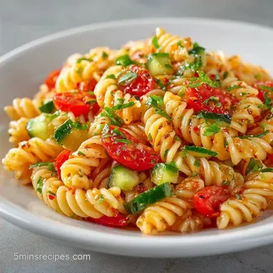 Quick Cold Pasta Salad in 20 Minutes