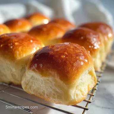 Quick Yeast Rolls Recipe Ready in 60 Minutes Recipe Card