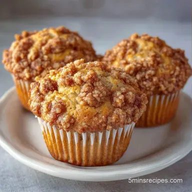 Easy 35-Minute Rhubarb Muffins Recipe Card