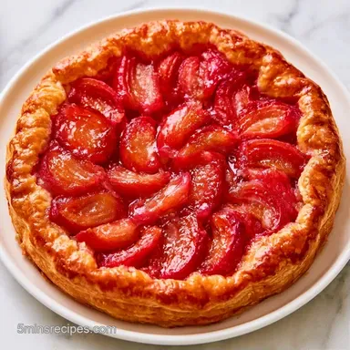 Rhubarb Puff Tart in 35 Minutes Recipe Card