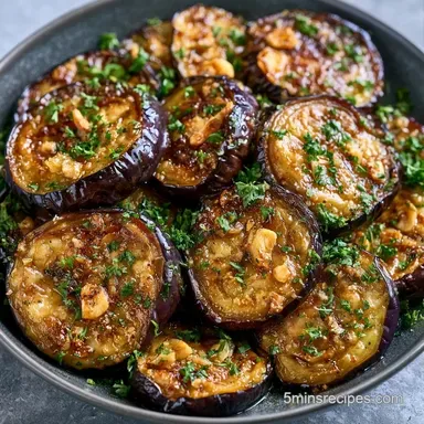 Roasted Eggplant With Olive Oil for 4 Recipe Card