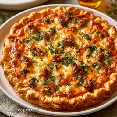 Savory Puff Pastry Tart in 30 Minutes