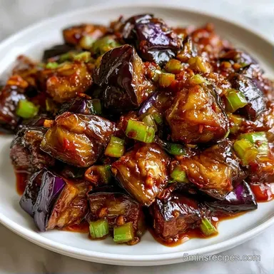 Eggplant Caponata for 6 Servings Recipe Card