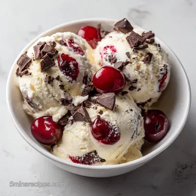Cherry Garcia Ice Cream for 4 Servings