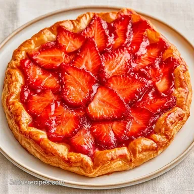 Strawberry Puff Tart in 30 Minutes Recipe Card