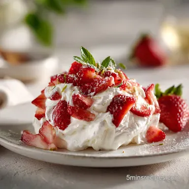 Irresistible Strawberry Shortcake Fluff Salad Recipe Recipe Card