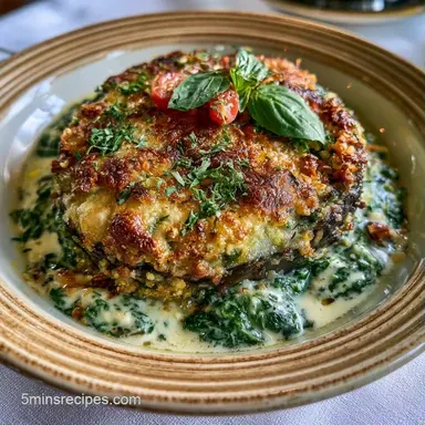 Stuffed Eggplant Slices with Ricotta Recipe Card