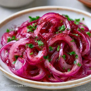 Sumac Onions in 15 Minutes Recipe Card