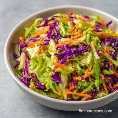 Coleslaw: Creamy and Crisp Recipe Card