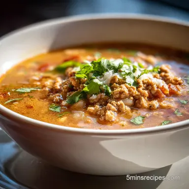 White Bean Turkey Chili in 45 Minutes Recipe Card