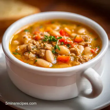 White Bean Turkey Chili in 45 Minutes