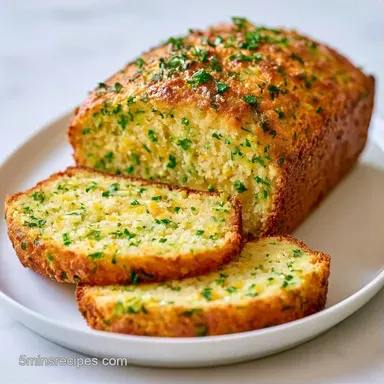 Yellow Squash Zucchini Bread for 9 Slices Recipe Card