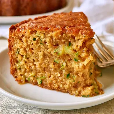 Zucchini Banana Spice Cake for 24 Pieces Recipe Card