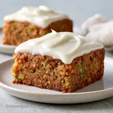Zucchini Bars with Cream Cheese Recipe Card
