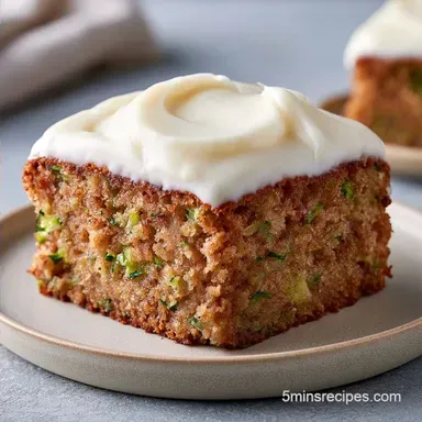 Zucchini Bars with Cream Cheese