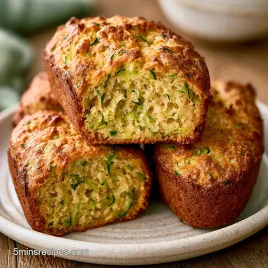 Zucchini Bread Mini Loaves in 45 Minutes