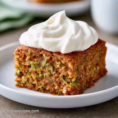 Zucchini Cake with Coconut Sugar Recipe Card