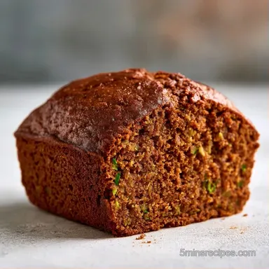 Zucchini Gingerbread for 12 Slices Recipe Card