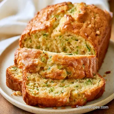 Zucchini Spice Cake Bread: 12 Slices Recipe Card