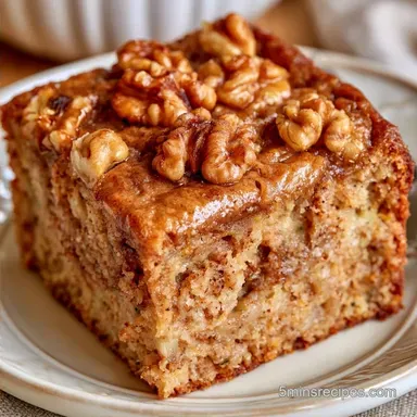 Zucchini Walnut Cake in 55 Minutes