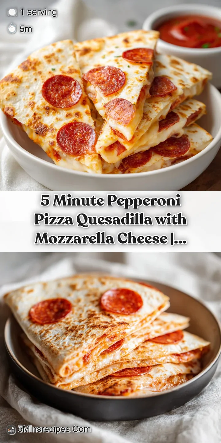 Close-up of a golden-brown quesadilla with melted mozzarella and spicy pepperoni circles.