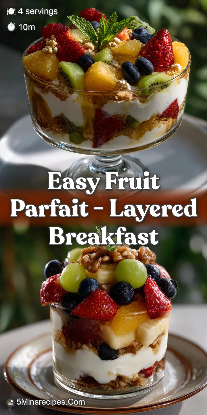 Close-up view of fresh, juicy strawberries cascading over creamy white yogurt, contrasted by a scattering of crunchy, gold...