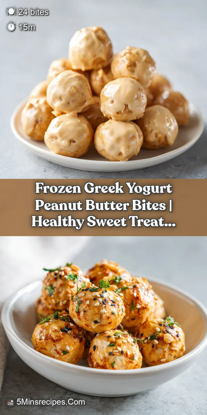 A close-up reveals the frosty texture of white yogurt dotted with rich, dark peanut butter swirls, inviting a cool bite.