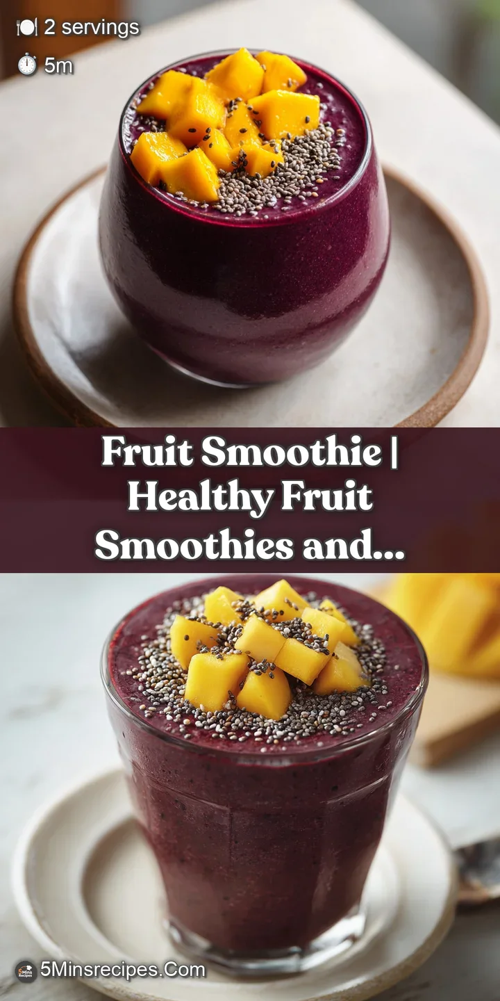 Macro shot of a frosty, thick yellow smoothie with visible chia seeds and a swirl of white yogurt on the surface.