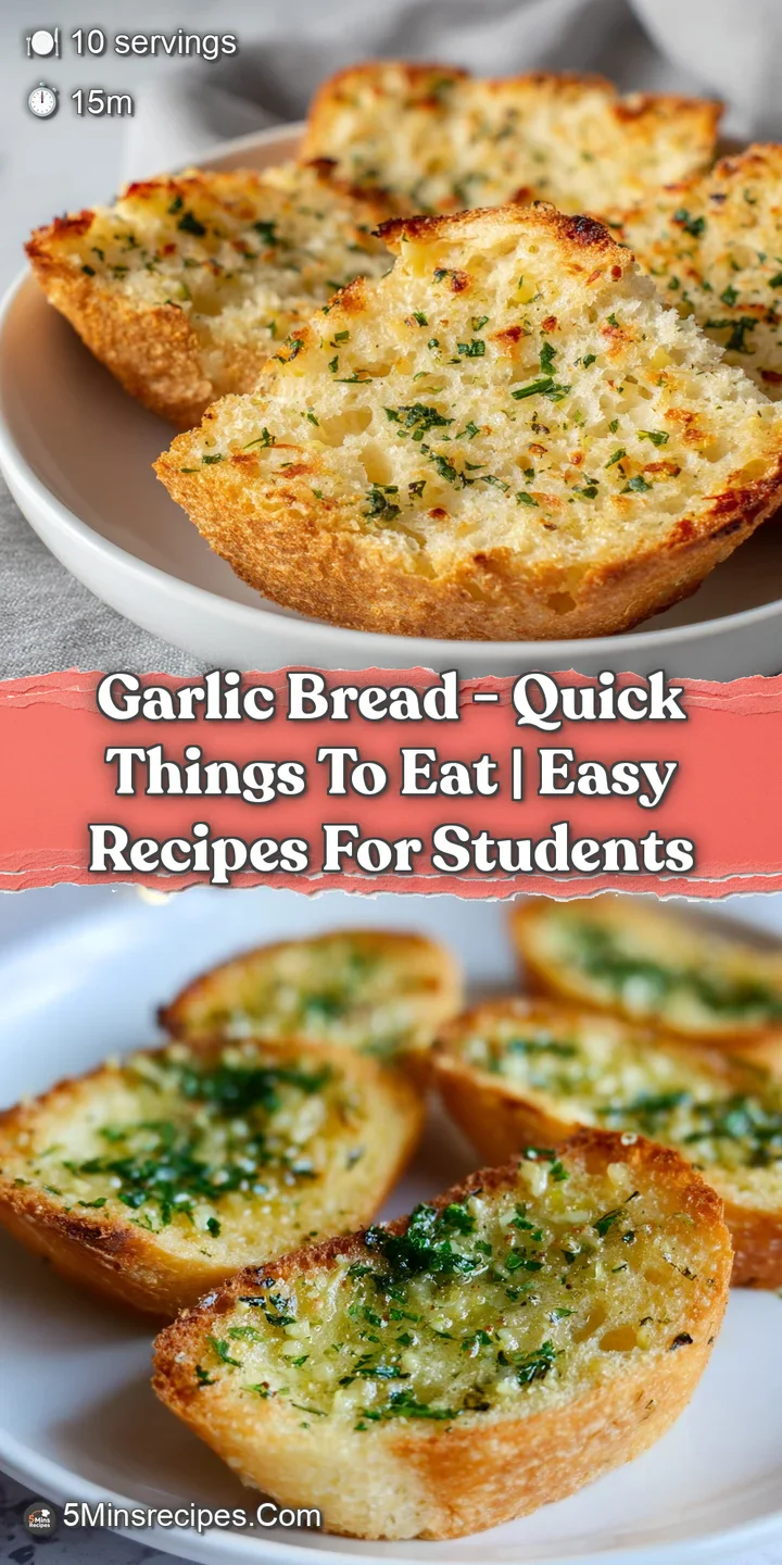 Close-up of a tender, toasted garlic bread crust, revealing its airy interior and melted butter shimmer.