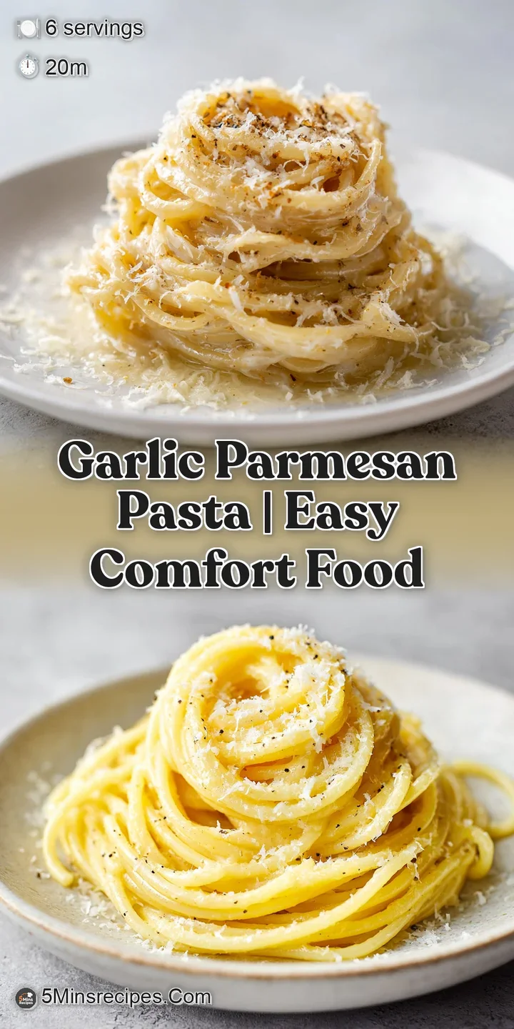 Extreme close-up of velvety, butter-coated noodles glistening with melted cheese and toasted garlic bits.