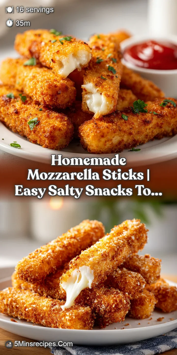 Close-up of a molten mozzarella stick, its cheese stretching from a golden, crunchy exterior, ready to dip.